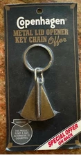 Copenhagen Metal Cal Lid Opener Keychain