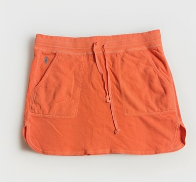 Polo Ralph Lauren French Terry Fleece Shorts  Orange Women s Size Small NEW