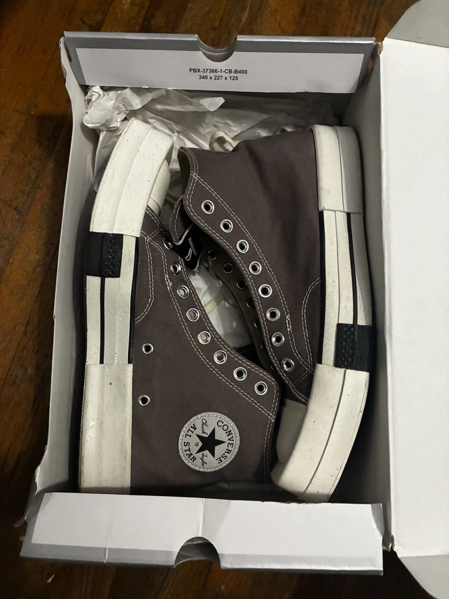 Rick Owens x Converse TURBODRK Chuck 70 Laceless Iron for Sale