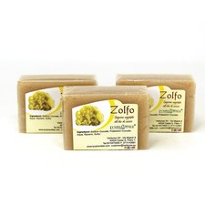 Sulfur Soap Bar - 100 Handmade Natural Bar Soap with Coconut Oil - Sulphur S...
