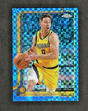 2025-26 Topps Chrome NBA TJ McConnell Blue X-Fractor #11 Pacers