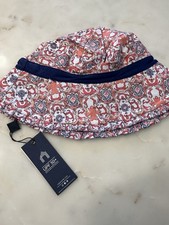 CABANA LIFE Girls Size 4-7 Toddler Summer Sun Hat Swim Bucket Hat NWT