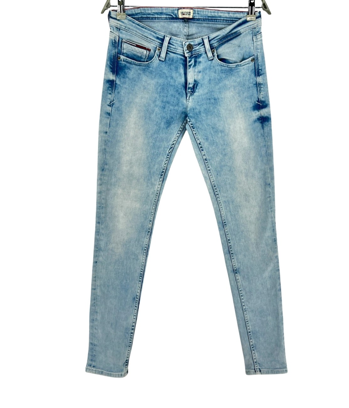 TOMMY HILFIGER Natalie SYST Sky Women Denim Stretch Skinny Leg Jeans W29 L30