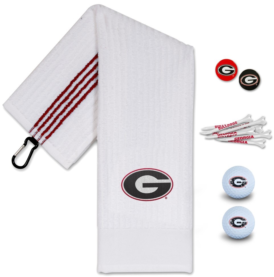 Georgia Bulldogs NCAA Golf Gift Set - Team Effort Combo