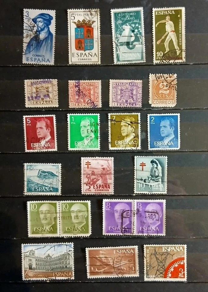 A Stamp Collection From Spain - Free Shipping Worldwide - Image 2 of 4