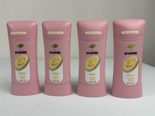 4 Dove Crumbl Deodorant Stick Crumbl Lemon Glaze Aluminum Free 2.6 OZ