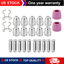 24pcs Plasma Cutter Torch Consumables Tip for SG-55 AG-60 WSD-60 CUT50 60Amp