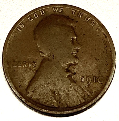 1910 P Lincoln Wheat Cent Penny Good Condition "Actual Coin Pictured" - 1777