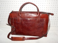 Wilson Pelle Studio Vtg 90s 17x11 Mens Leather Business Tote Attache Bag Wilson Pelle Studio Vtg 90s 17x11 Mens Leather Business Tote Attache Bag