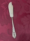 Wallace Rose Point Sterling Silver flat handle MASTER BUTTER KNIFE 7" 35.20 gram