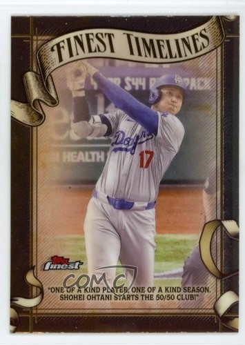 2025 Topps Finest Timelines Shohei Ohtani #FT-12 tw0