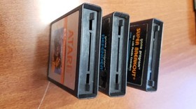 Atari 2600 Game Lot 24 Carts Pitfall Kaboom Atlantis Mario Bros Pac‑Man