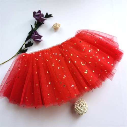 Elegant 3 Layer Tulle Dance Skirt for Girls 3-12 Years Ballet Dance Dress - Zdjęcie 7 z 31