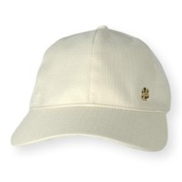 Hugo Boss Damen Cap Baseball Twill Baumwolle Verstellbar EinheitsgrößE Elfenbein