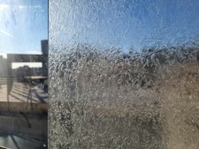 11" 12 3/8 Handmade Gluechip Glass