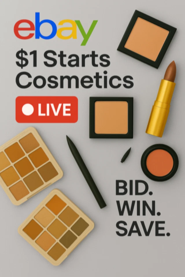$1 Starts High end Luxury Cosmetics
