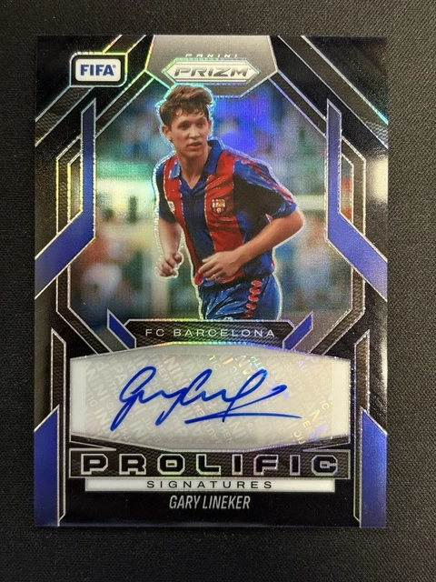 2025-26 Panini Prizm FIFA Gary Lineker 1/1 Auto
