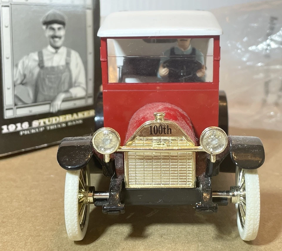 SpecCast Liberty Classics Dave Lennox 1916 Studebaker Pickup Truck Diecast Bank - Image 2 of 4