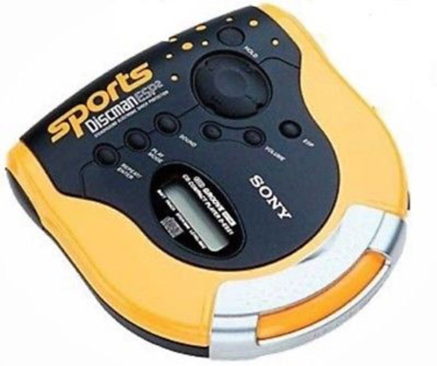 Vintage Sony Sports DiscMan Portable CD Player - Made in