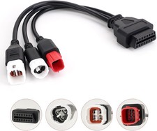 OBD2 Diagnostic Adapter for Yamaha Honda KTM 3 in 1 Cable