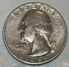 1965  P  Washington Quarter Silver Coin