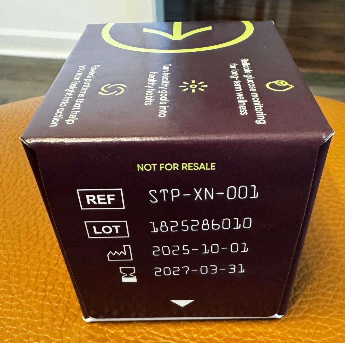 Kit de biosensor de glucosa Dexcom Stelo 1 sensor OTC CGM nuevo sellado caducidad 31/03/2027