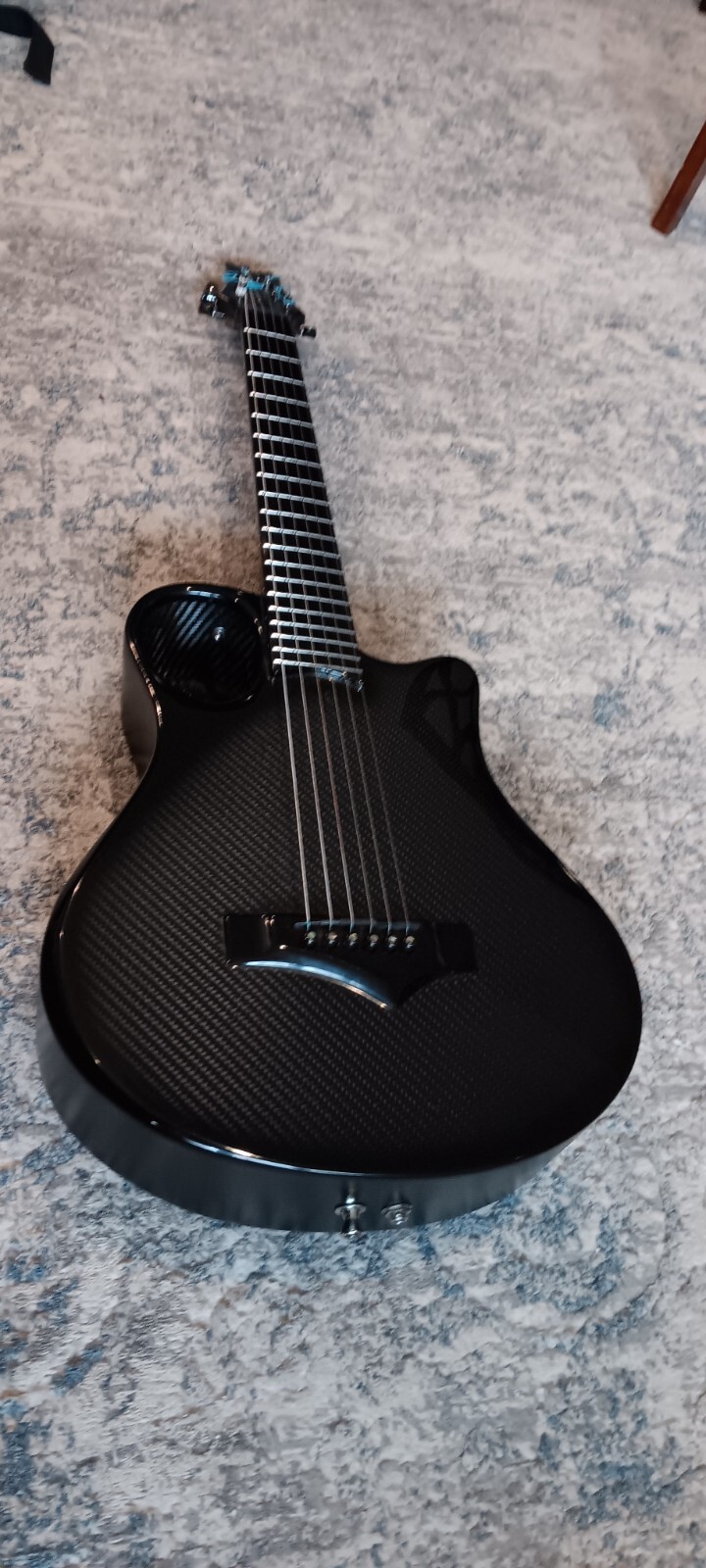 Emerald Carbon Fiber Parlor Guitar X7 OS With K&K Transducer eBay