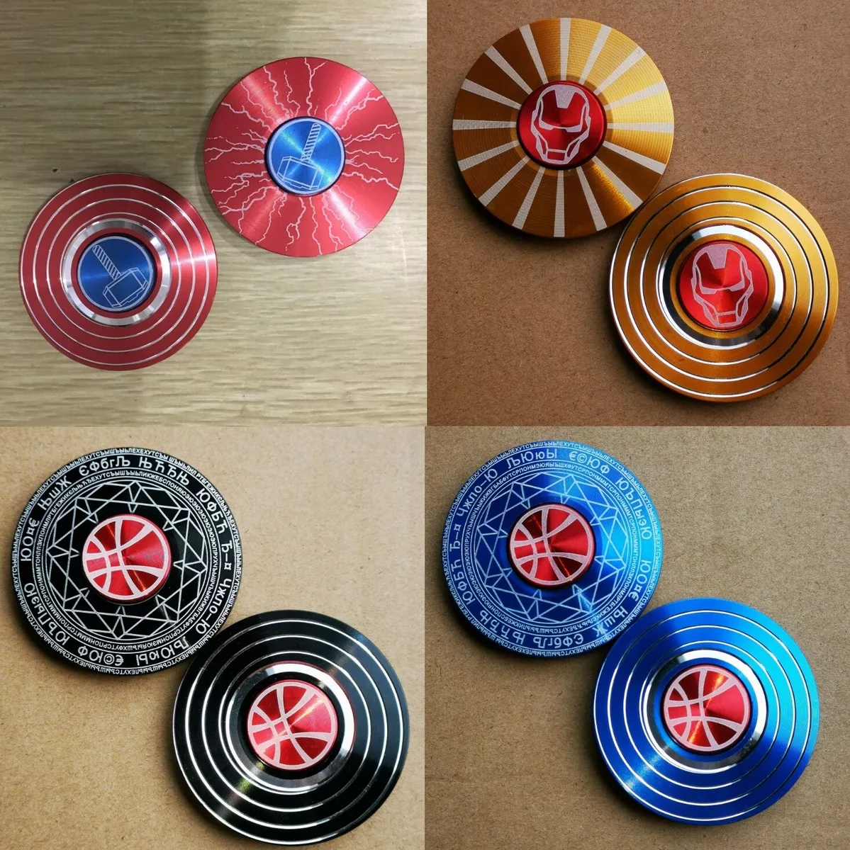 Doctor Stange Iron Man Thor Fidget Spinner EDC Focus Finger Gyro ADHD