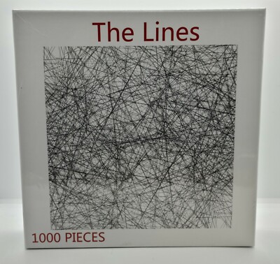 Bgraamiens Challenge Puzzle The Lines 1000 Pieces Jigsaw Puzzle 24  X 24  NEW
