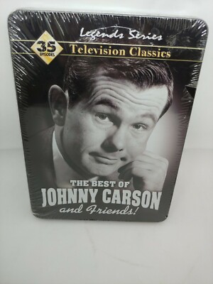 The Best of Johnny Carson DVD 2010 4-Disc Set Tin Case 35 Episodes