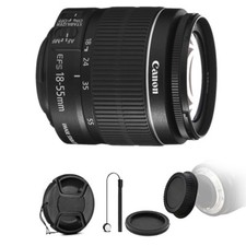 Canon EF-S 18-55mm f/3.5-5.6 IS II Lens with Accessories for Canon T7 T7i T6