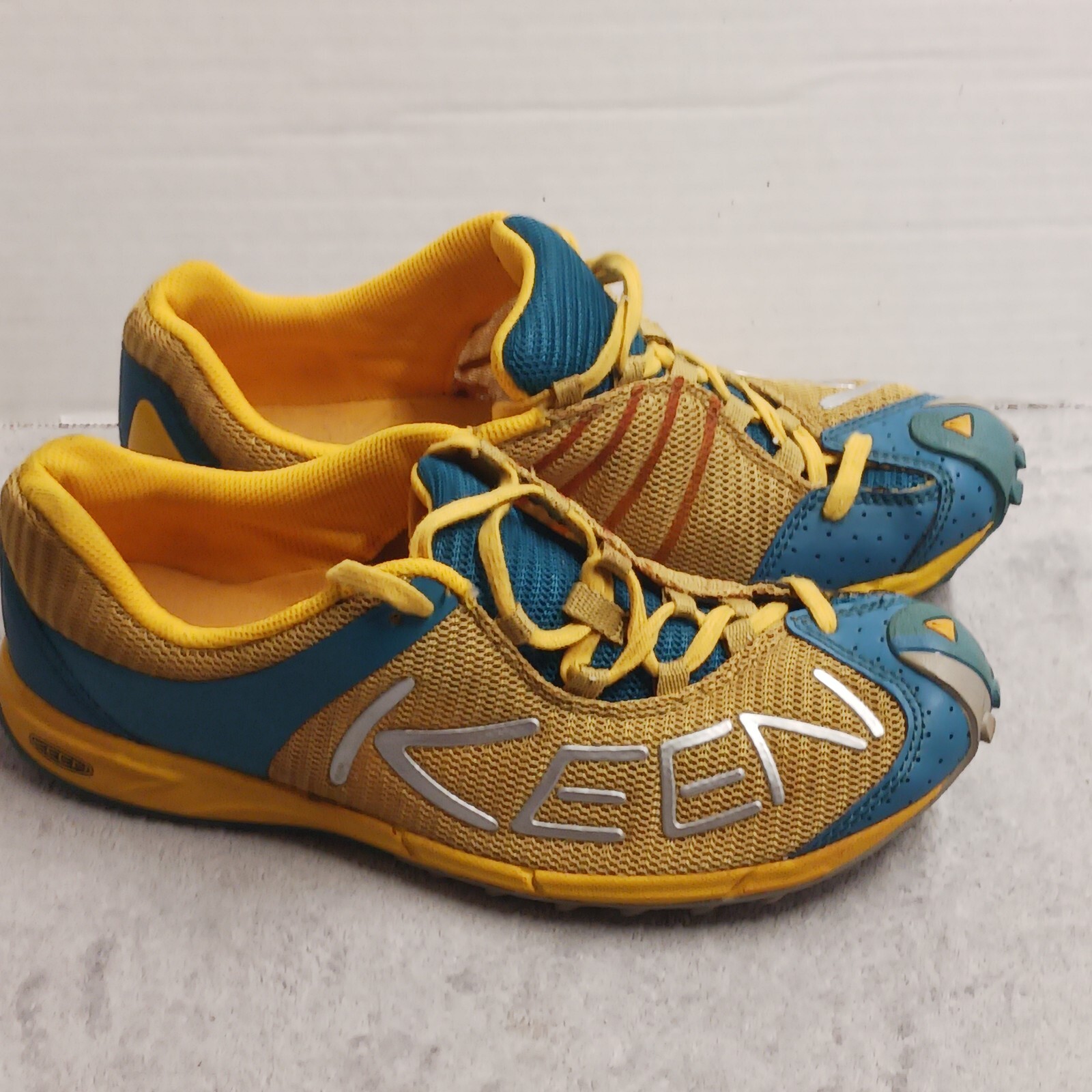 Scarpe da trail running KEEN A86 All Terrain 52014 GDYE giallo blu donna taglia 8 5