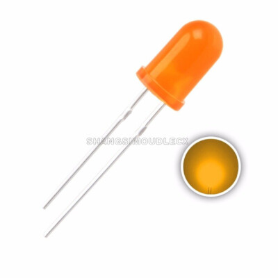 30Stks Diffused LED 5MM ORANGE COLOR ORANGE LIGHT Super Bright