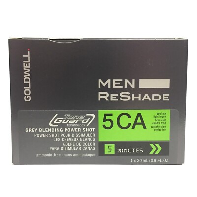 Goldwell Men Reshade 5CA Cool Ash Light Brown, 4 x 20ml  