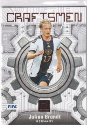 Panini Donruss Soccer Card 2023-24 No. 13 Julian Brandt Craftsmen Bronze