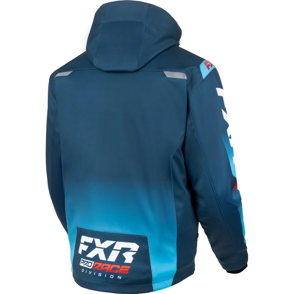 Chaqueta de moto de nieve aislada FXR para hombre RRX azul/azul oscuro/rojo talla 2XL Foto 2 de 2