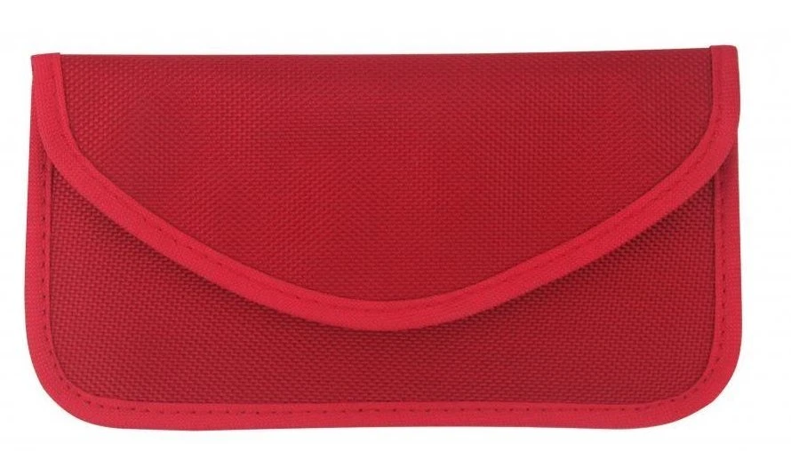 OurSure Anti Radiation iphone 6 Case Function Bag Porch Canvas Red 8900209 - Image 3 of 4