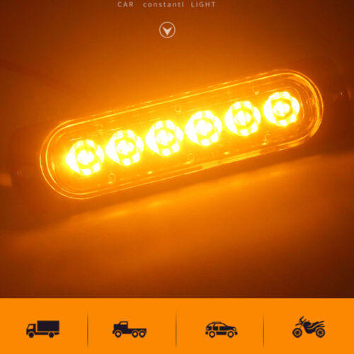 4 Stk LED Auto Frontblitzer Blitzlicht Warnleuchte 12V-24V LKW KFZ Strobe Licht - Bild 2 von 12