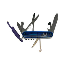 VICTORINOX CLIMBER SWISS ARMY KNIFE TRANSLUCENT BLUE