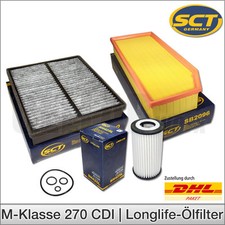 Mercedes Benz M-Klasse W163 ML 270 CDI | Inspektionspaket Filtersatz Filterset