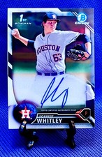 2016 BOWMAN CHROME FORREST WHITLEY AUTO RC #CDA FW ROOKIE ASTROS