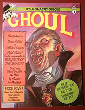 Ghoul: No. 1 - 1976 UK Horror Film Magazine / Christopher Lee, Edgar Allen Poe
