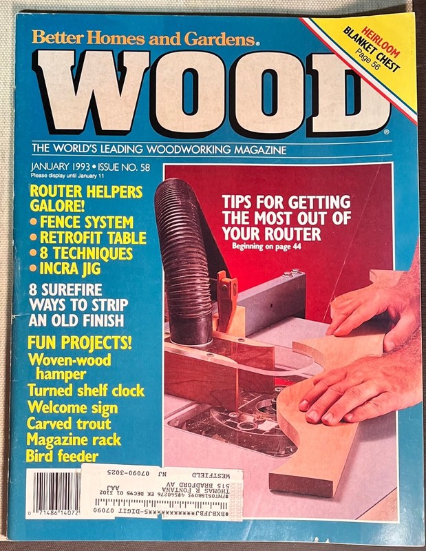Vintage Wood Magazine : January 1993 : Issue # 58