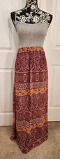 Forever 21 Grey/Rust Maxi Dress S