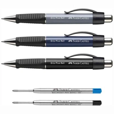 FABER CASTELL Kugelschreiber GRIP PLUS BALL M | Ersatzmine [wählbar]