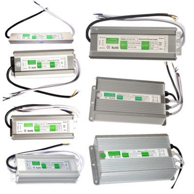 AC110-220V to DC12V/24V Power Supply Adapter Driver Transformer IP67 Waterproof