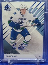 2016-17 SP Game Used Auto Bo Horvat Vancouver Canucks 
