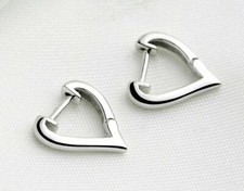 White Gold Plated Baby Channel Huggy Children Hoop Baby Girl Earrings Silver 925