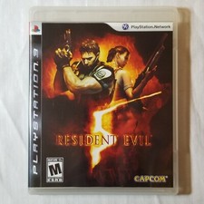 Resident Evil 5 PS3 PlayStation 3 Transparent Case 2009 CIB