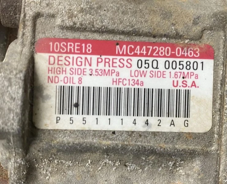 Dodge Ram 1500 2009-2013 aire acondicionado aire acondicionado compresor de aire acondicionado OEM Foto 3 de 4